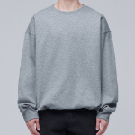 Musinsa Standard Flat Terry Oversized String Sweatshirt – Medium Grey
