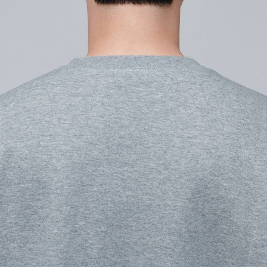 Musinsa Standard Flat Terry Oversized String Sweatshirt – Medium Grey