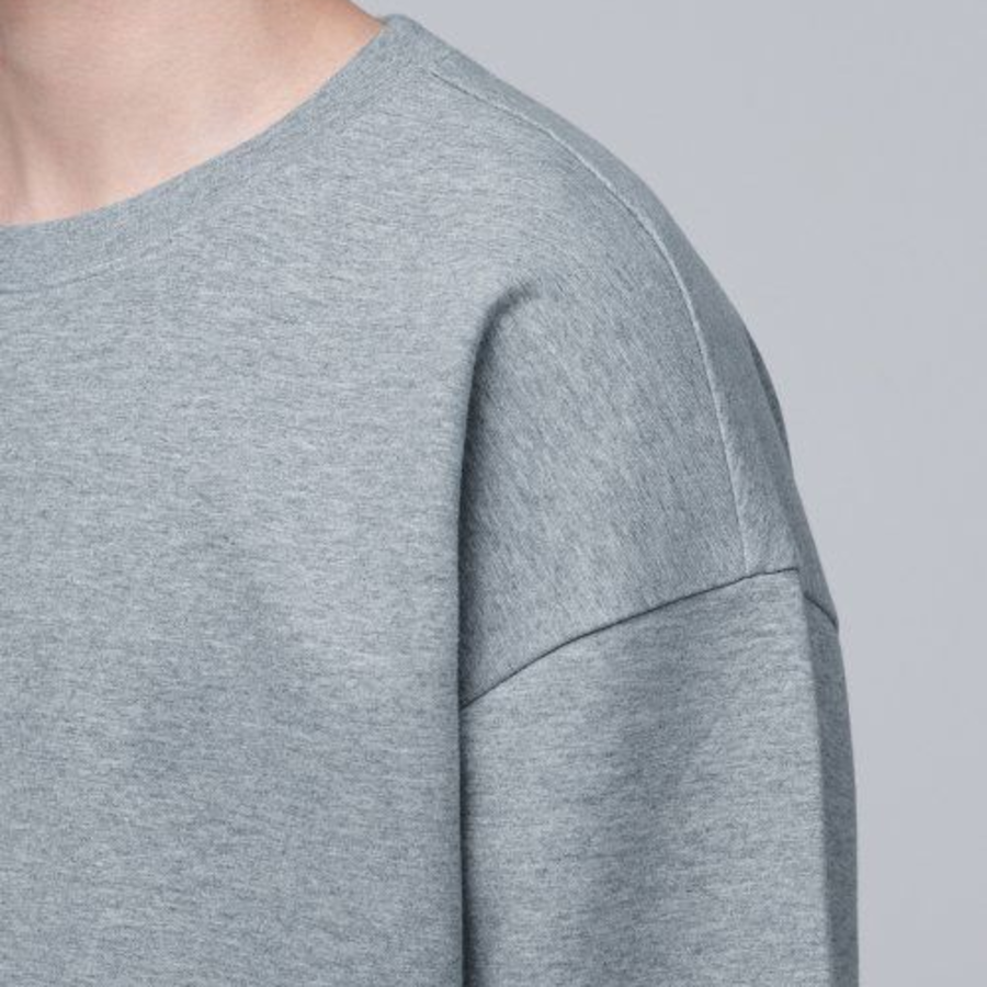 Musinsa Standard Flat Terry Oversized String Sweatshirt – Medium Grey