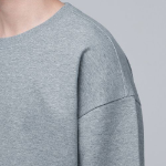 Musinsa Standard Flat Terry Oversized String Sweatshirt – Medium Grey