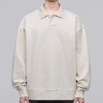 Musinsa Standard Oversized Collared Sweatshirt – Oatmeal