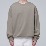 Musinsa Standard Flat Terry Oversized String Sweatshirt – Beige