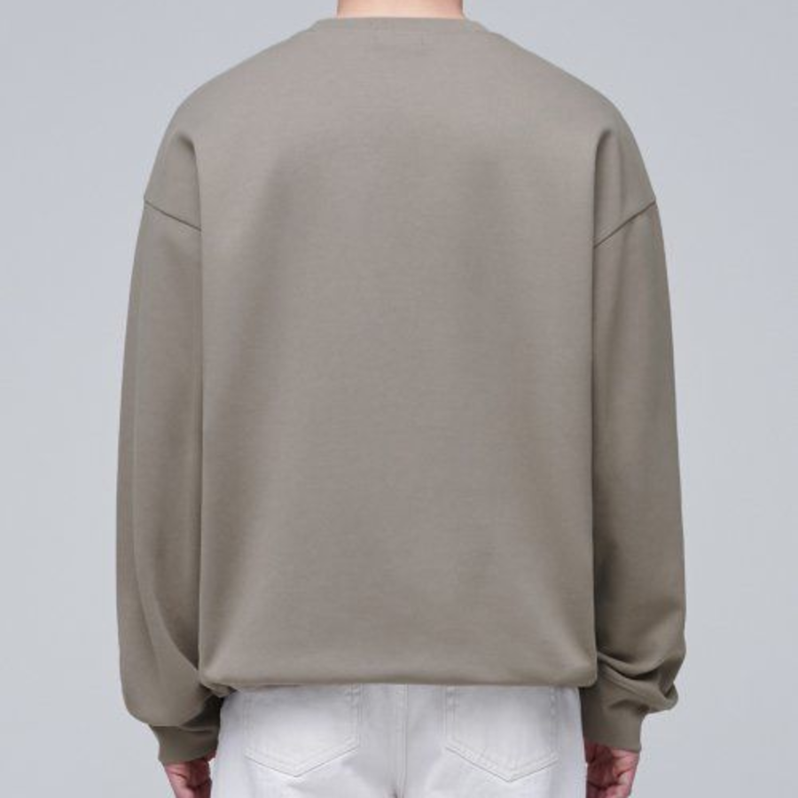 Musinsa Standard Flat Terry Oversized String Sweatshirt – Beige