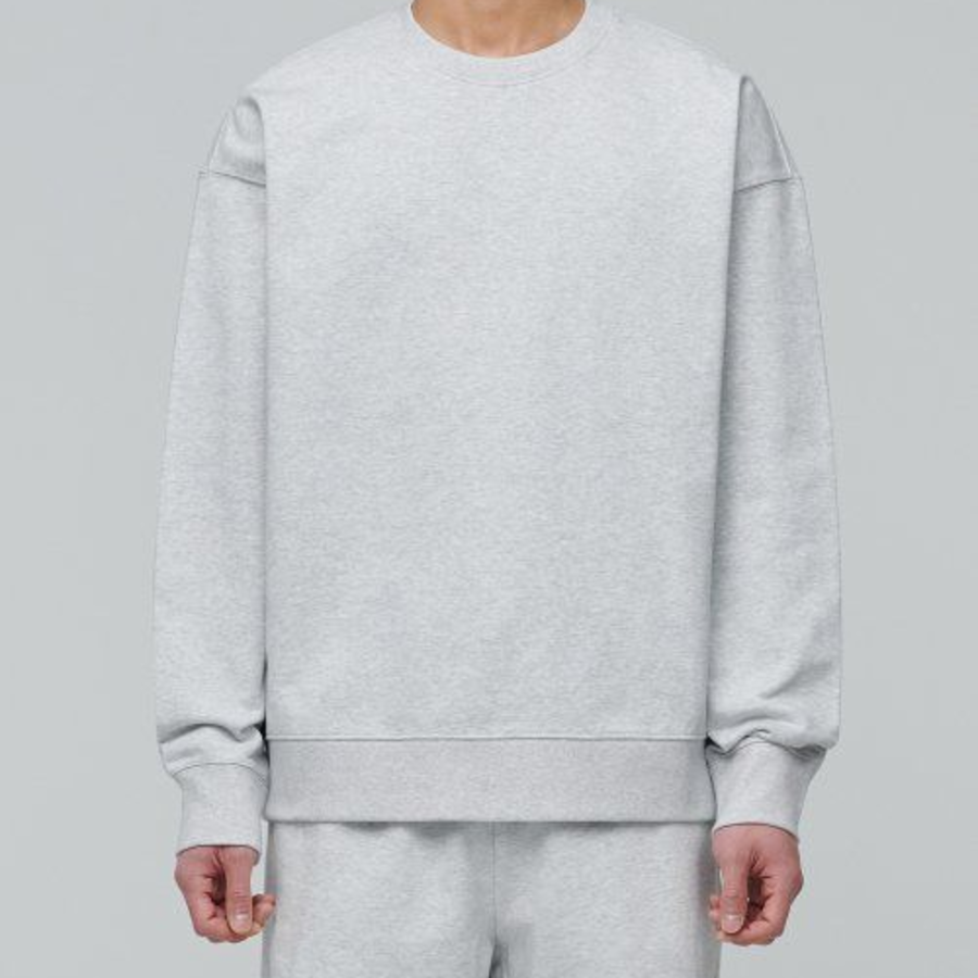 Musinsa Standard Heavyweight Oversized Sweatshirt – Light Grey