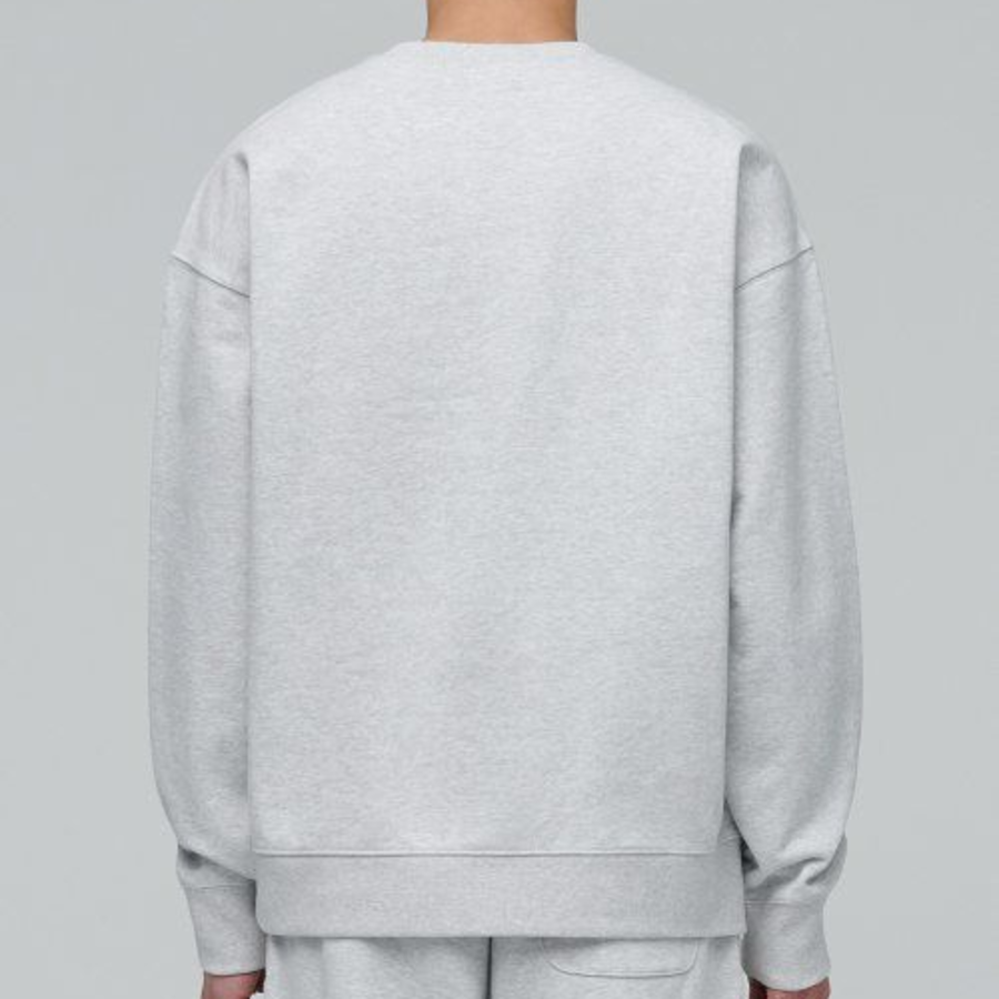 Musinsa Standard Heavyweight Oversized Sweatshirt – Light Grey