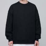 Musinsa Standard Recycled Oversized Sweatshirt – Black