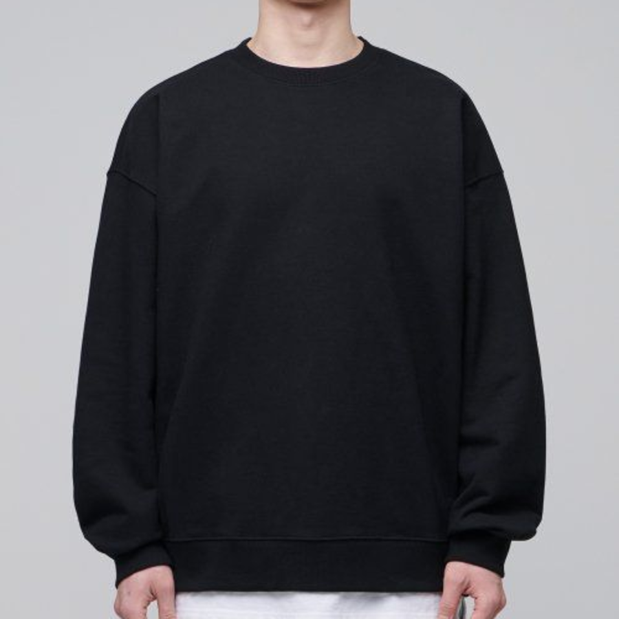 Musinsa Standard Recycled Oversized Sweatshirt – Black