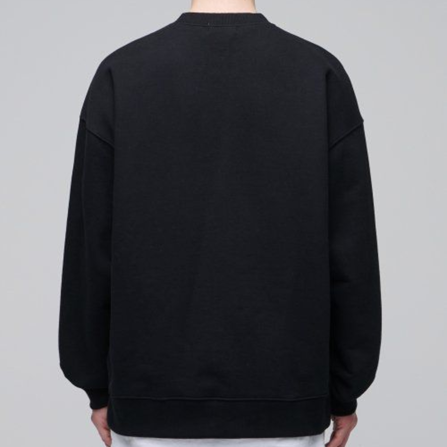 Musinsa Standard Recycled Oversized Sweatshirt – Black