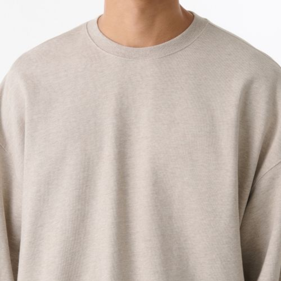 Musinsa Standard Loose Balloon Sweatshirt – Heather Beige
