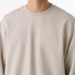 Musinsa Standard Loose Balloon Sweatshirt – Heather Beige