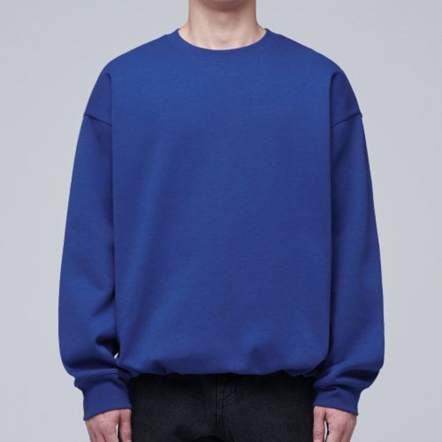 Musinsa Standard Flat Terry Oversized String Sweatshirt – Blue