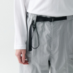Musinsa City Leisure CN Belted Utility Shorts [Light Gray]