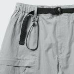 Musinsa City Leisure CN Belted Utility Shorts [Light Gray]