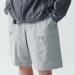 Musinsa City Leisure CN Belted Utility Shorts [Light Gray]