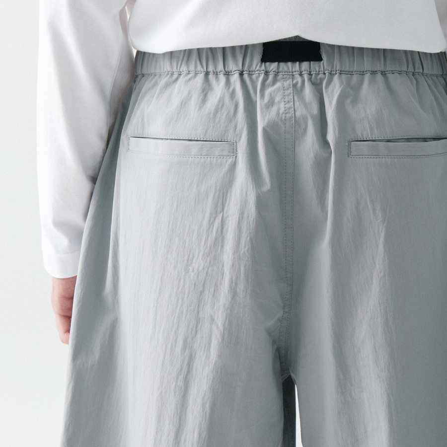 Musinsa City Leisure CN Belted Utility Shorts [Light Gray]