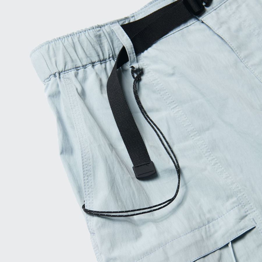 Musinsa Standard City Leisure CN Belted Utility Shorts [Cloudy Blue]