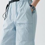 Musinsa Standard City Leisure CN Belted Utility Shorts [Cloudy Blue]