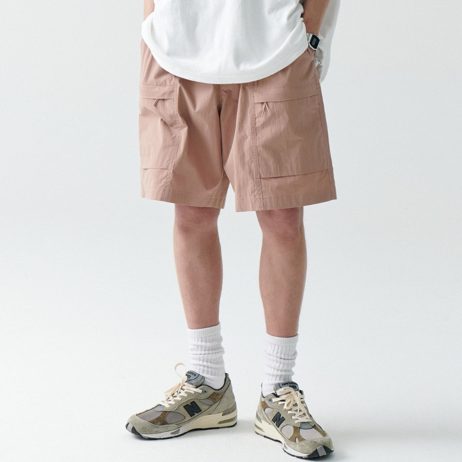 Musinsa Standard City Leisure CN Belted Utility Shorts [Desert Pink]