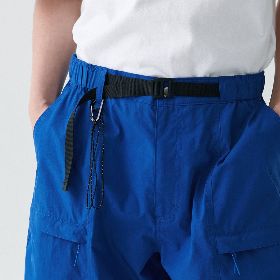 Musinsa Standard City Leisure CN Belted Utility Shorts [Blue]