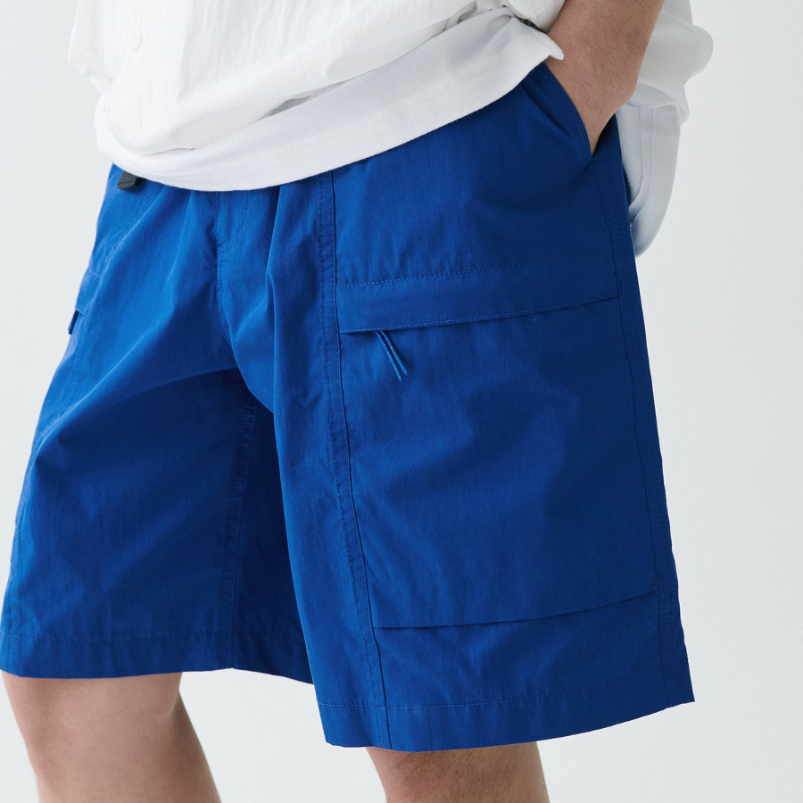 Musinsa Standard City Leisure CN Belted Utility Shorts [Blue]