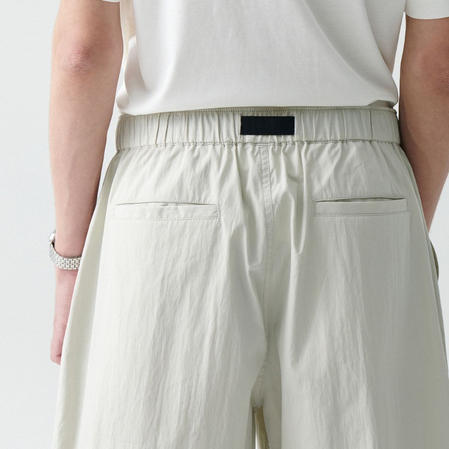 Musinsa Standard City Leisure CN Belted Utility Shorts [Dusty Cream]