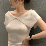 CG – Off-Shoulder Ribbed Knit
