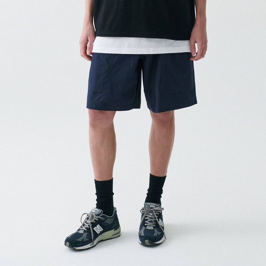 Musinsa Standard City Leisure CN Belted Utility Shorts [Navy]