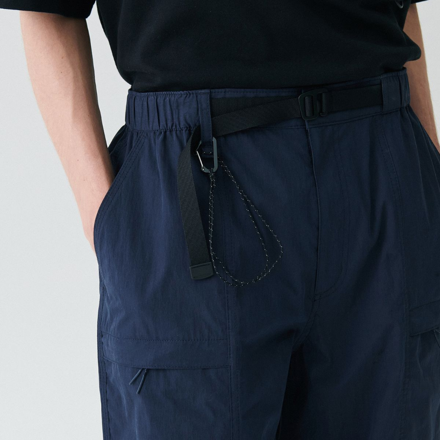 Musinsa Standard City Leisure CN Belted Utility Shorts [Navy]