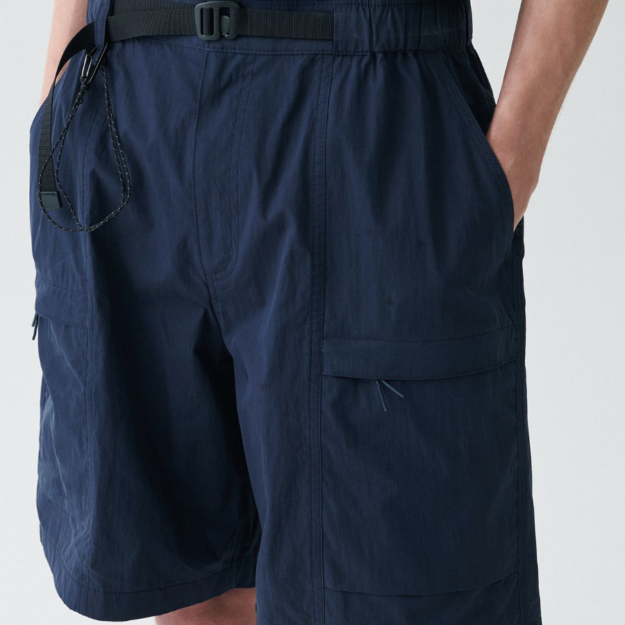 Musinsa Standard City Leisure CN Belted Utility Shorts [Navy]