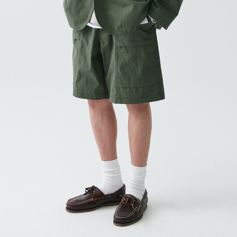 Musinsa Standard City Leisure CN Belted Utility Shorts [Khaki]