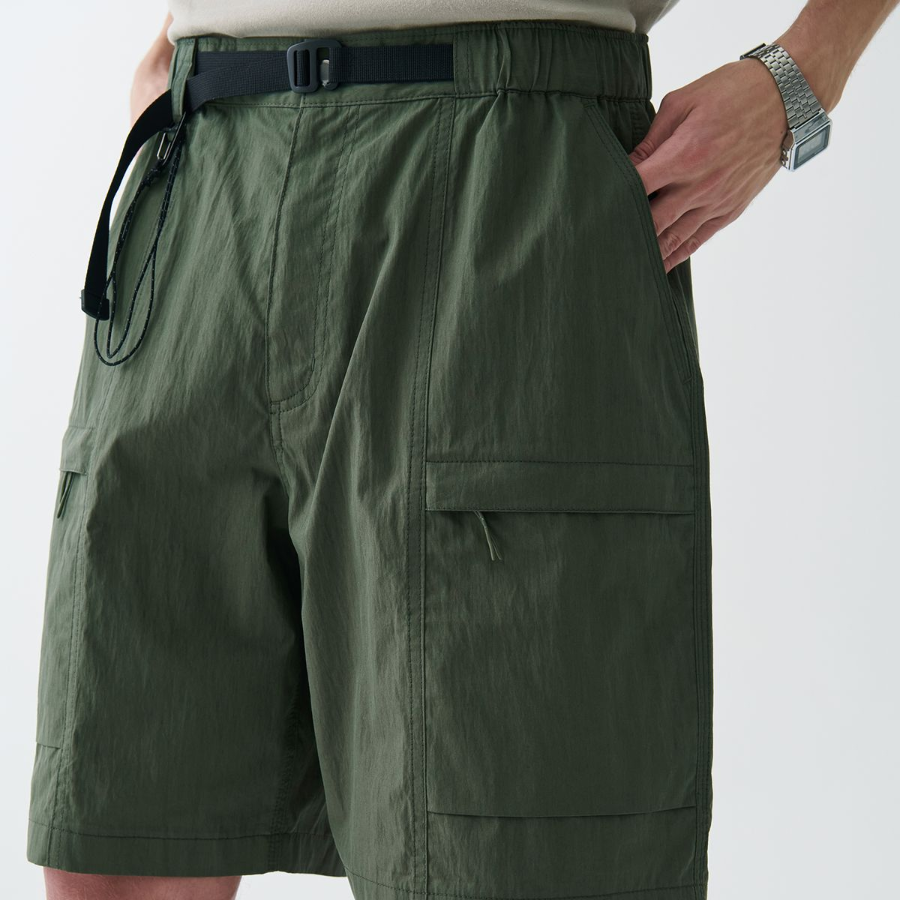 Musinsa Standard City Leisure CN Belted Utility Shorts [Khaki]