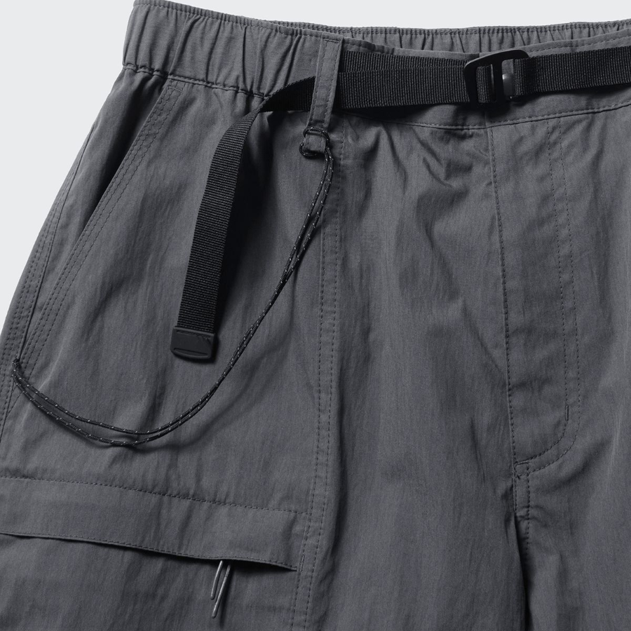 Musinsa Standard City Leisure CN Belted Utility Shorts [Blue Gray]