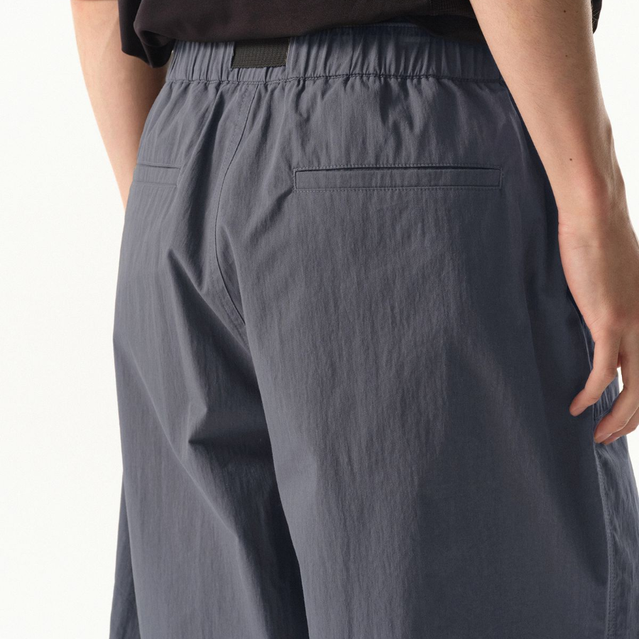 Musinsa Standard City Leisure CN Belted Utility Shorts [Blue Gray]