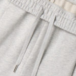 Musinsa Standard One-Tuck Long Bermuda Sweat Pants [Melange Light Gray]