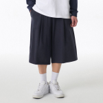 Musinsa Standard One-Tuck Long Bermuda Sweat Pants [Navy]