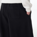 Musinsa Standard One-Tuck Long Bermuda Sweat Pants [Black]