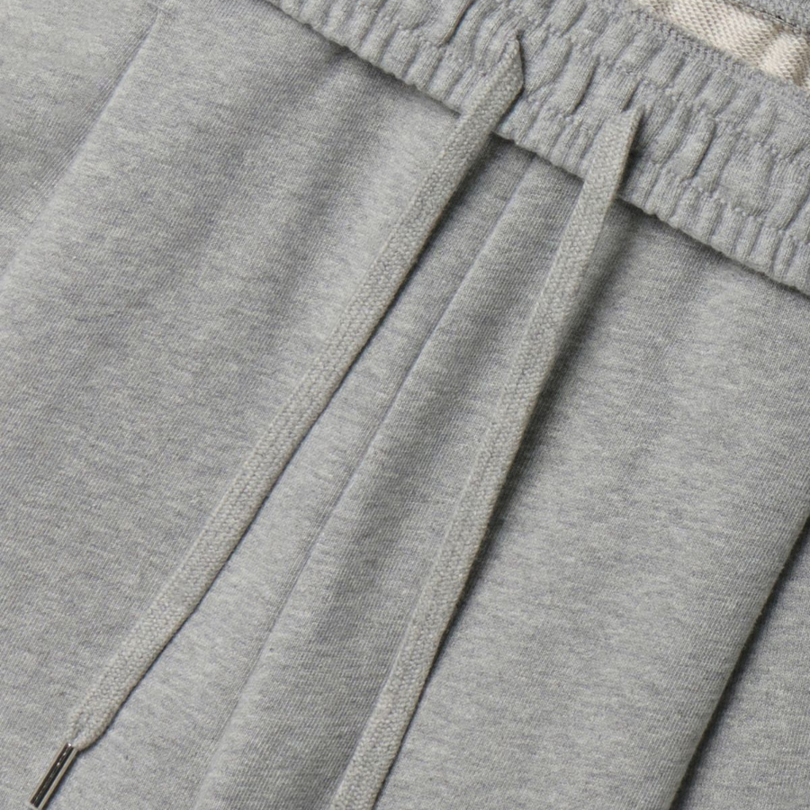 Musinsa Standard One-Tuck Long Bermuda Sweat Pants [Medium Gray]