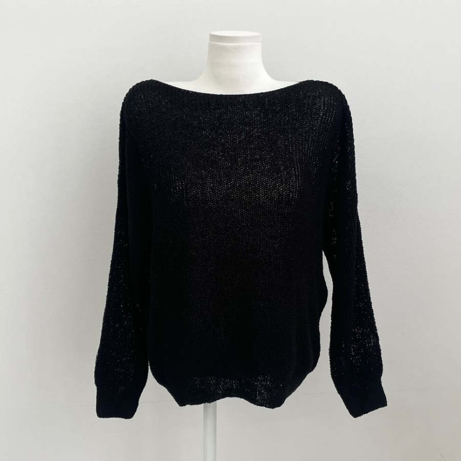 Mongeurami – джемпер Summer Loose-Fit Boatneck Mesh Knit Jumper