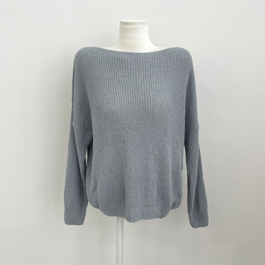 Mongeurami – джемпер Summer Loose-Fit Boatneck Mesh Knit Jumper