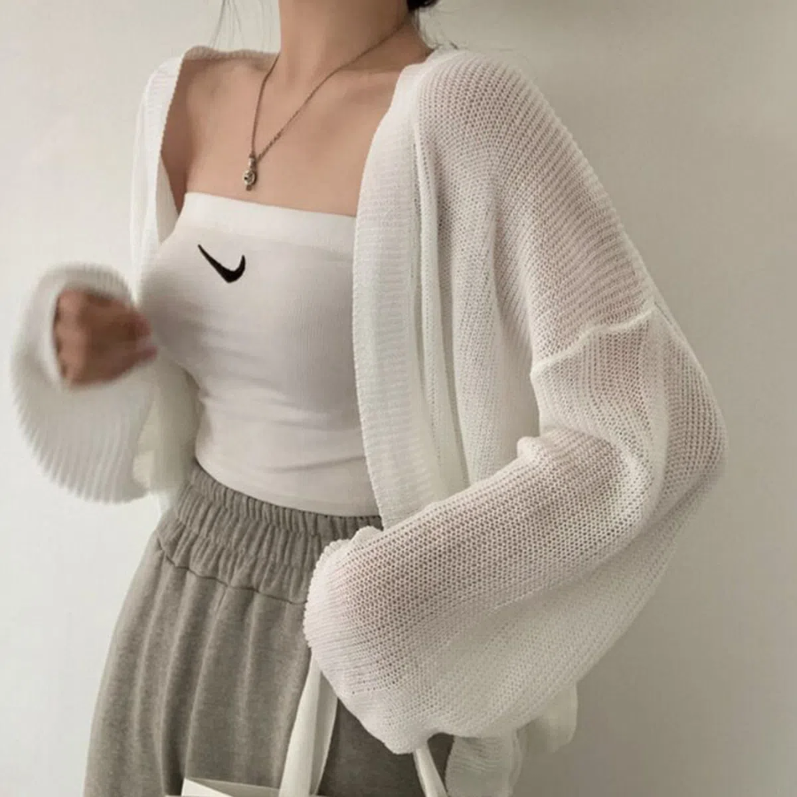 JENNIE – кардиган Yeorifit Sheer Cool Knit Cardigan