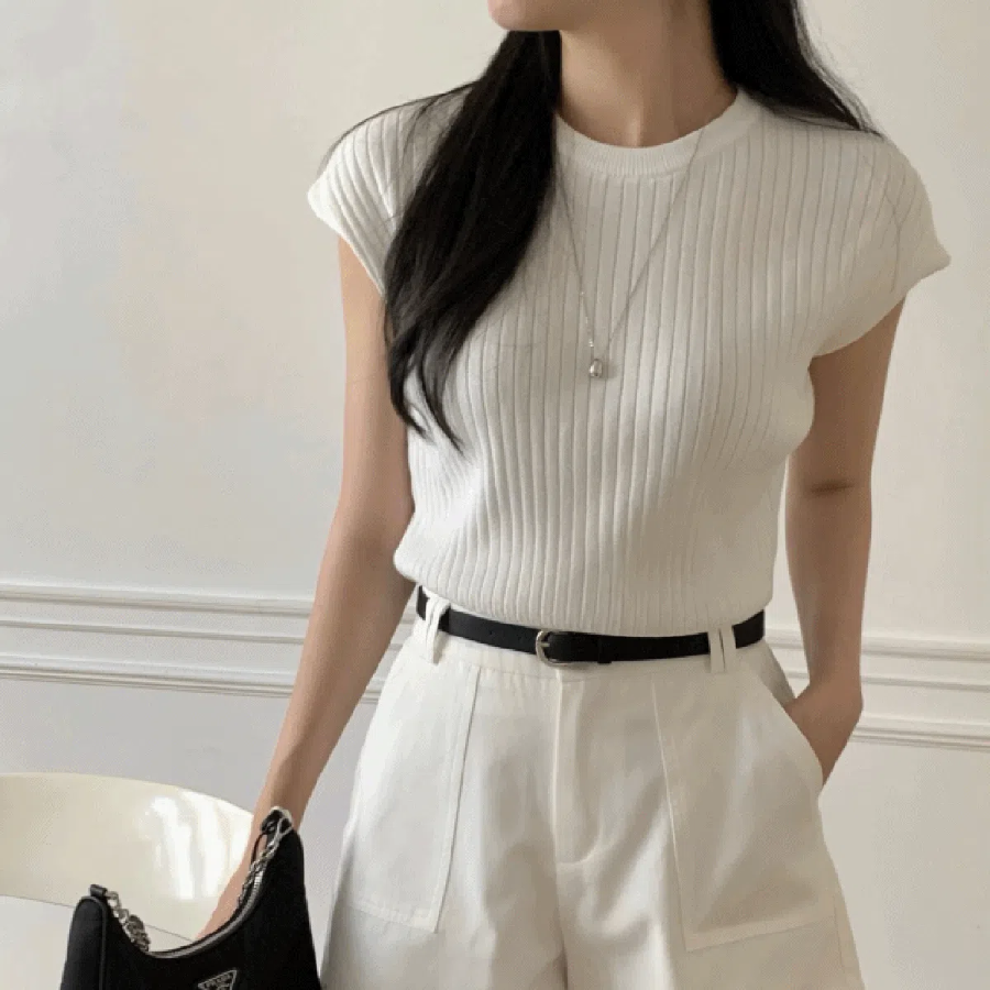 BASE – Golgi Cap-Sleeve Knit