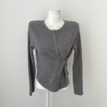 Свободный размер-Серый-Кардиганы