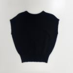 DAZZLE – Round-Neck Cap-Sleeve Knit