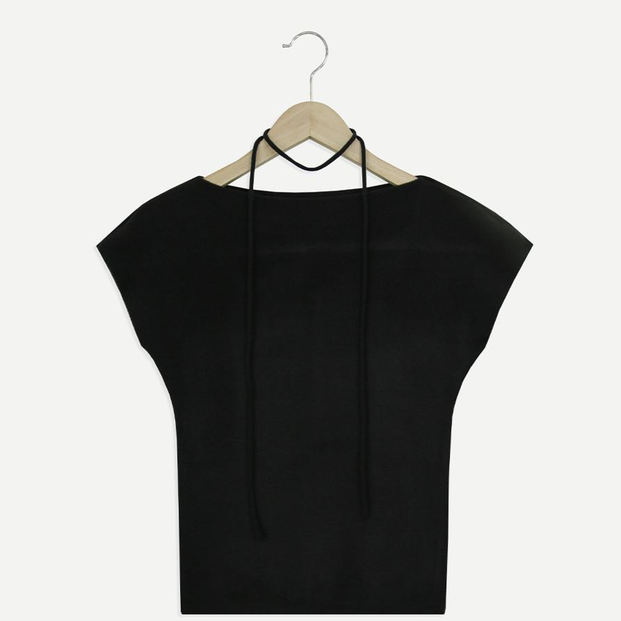 Moiti Boatneck Short-Sleeve Knit