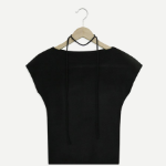 Moiti Boatneck Short-Sleeve Knit