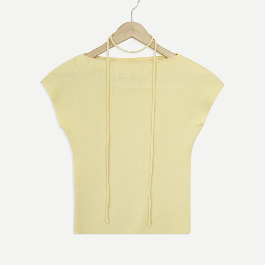 Moiti Boatneck Short-Sleeve Knit