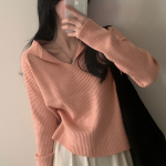SAILOR – Open Collar Ribbed Knit