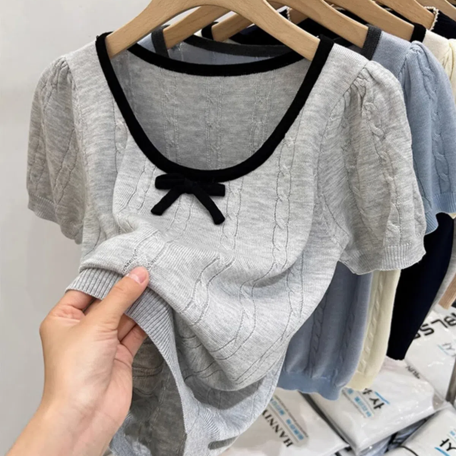 LOVELY LOIN – Short Sleeve Knit