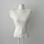 HIVEN – Round Neck Cap Sleeve Knit