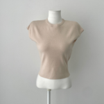 Свободный размер-Бежевый-Футболки